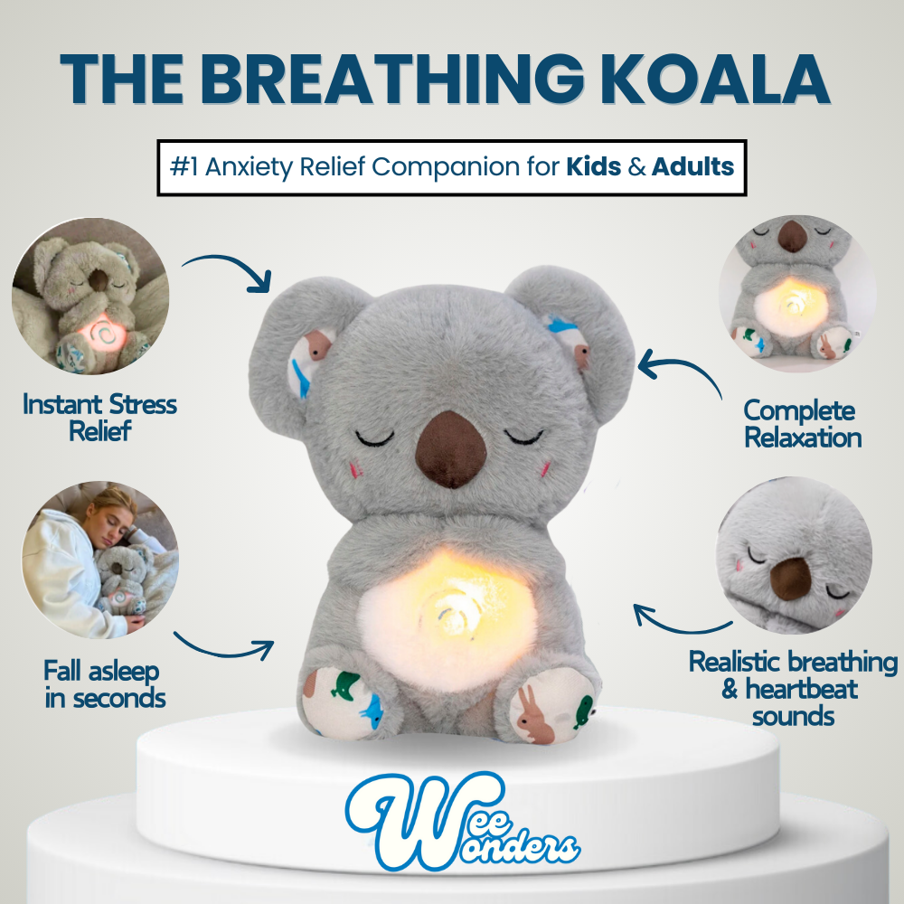 The Breathing Bear - Anxiety Relief Plush for Kids