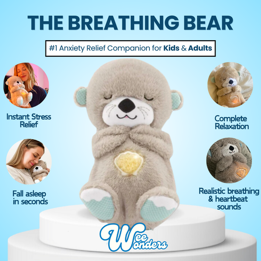 The Breathing Bear - Anxiety Relief Plush for Kids